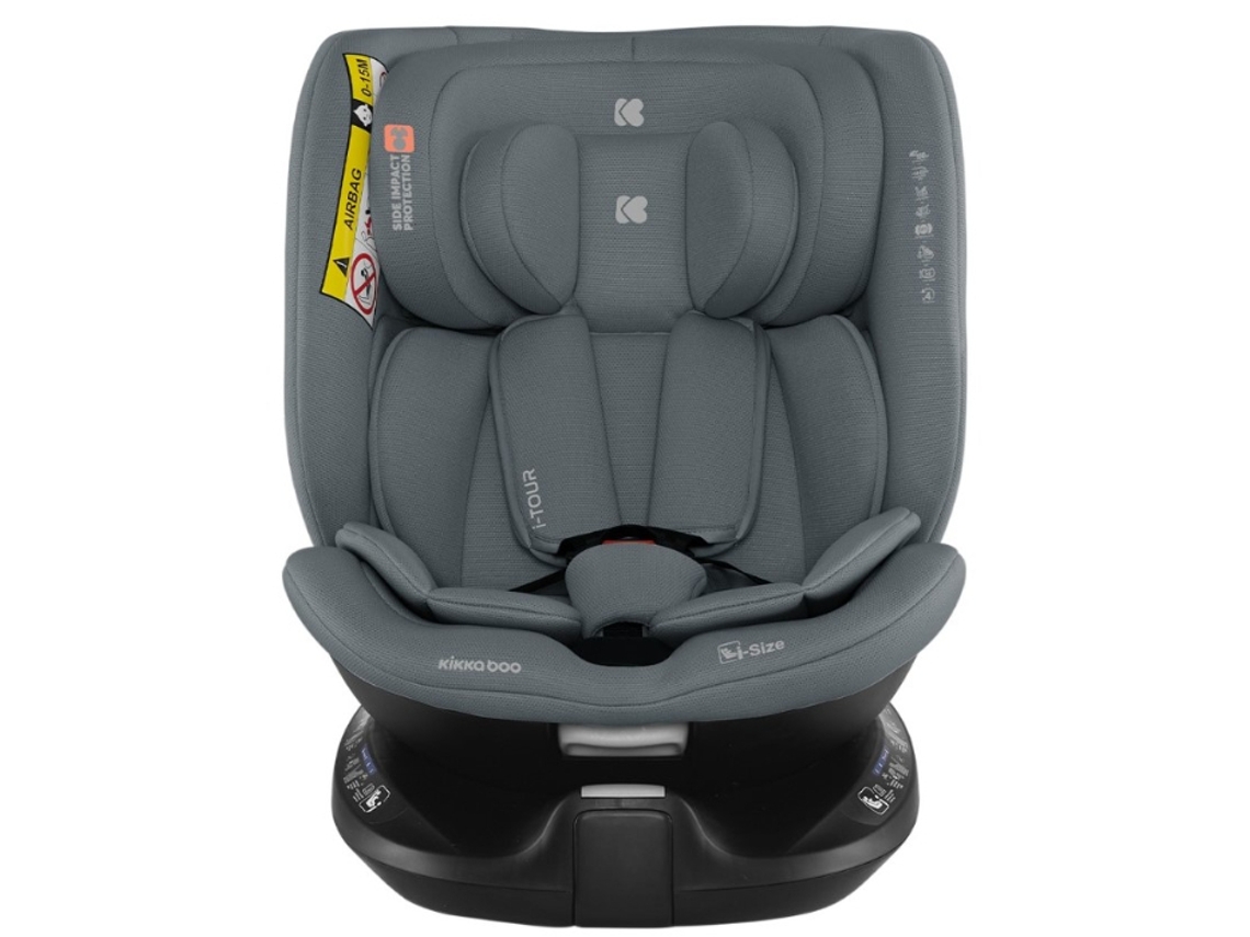 Cadeira auto KIKKA BOO 40-150 cm i-Tour i-SIZE Cinzento escuro