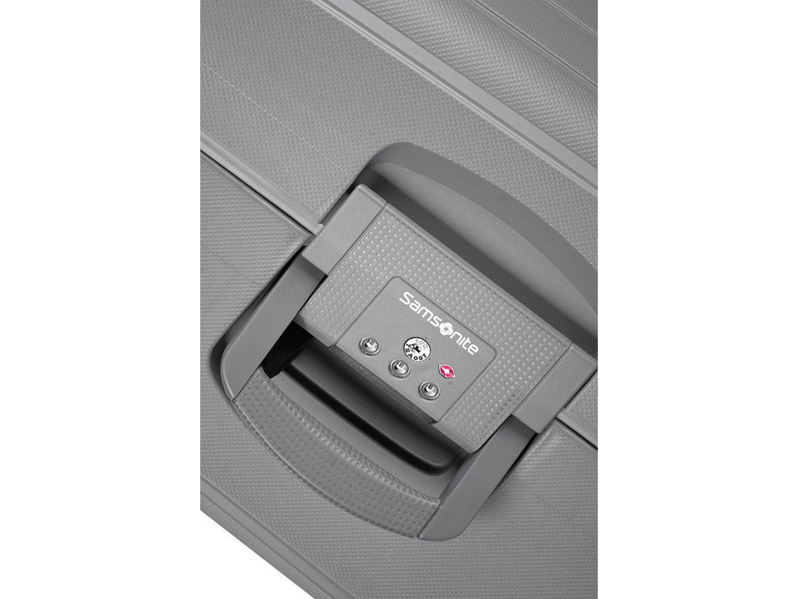 Mala de Viagem SAMSONITE S'Cure (Média - 4 Rodas - 79 L) em Prateado