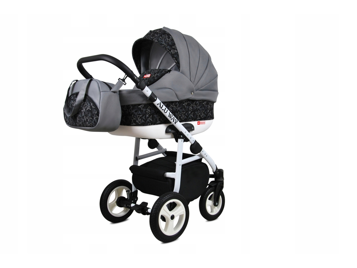 Carrinho de Bebé Multifuncional BABYLUX ALU WAY 2 Em 1 – Steel arrow - Ajustável e dobrável Construção leve em alumínio - Reversibilidade - Acessórios