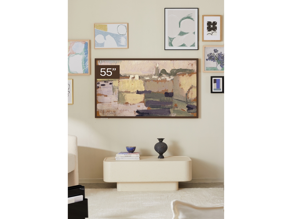Tv Art Matte Smart Tv Qled 4k 55 Com Tela Antirreflexo E Galeria De Arte Create