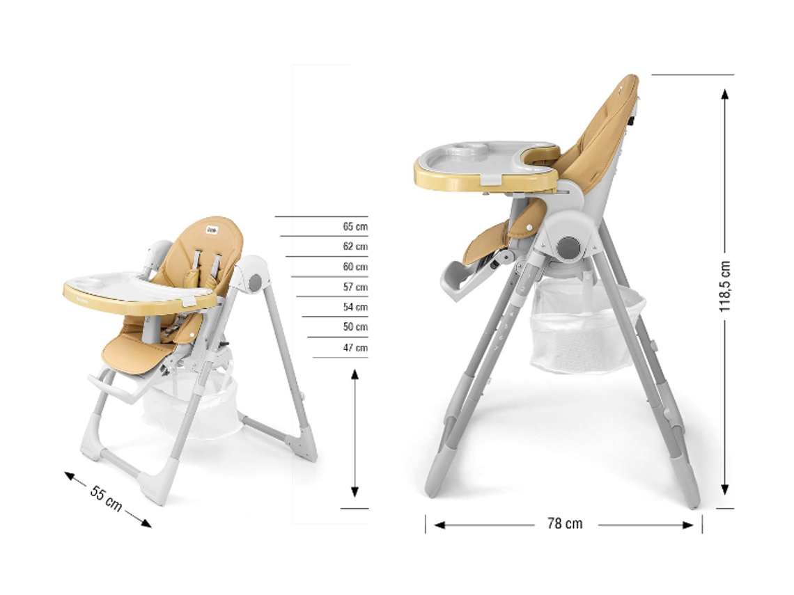 Cadeira Da Papa Milly Mally Bueno Bege