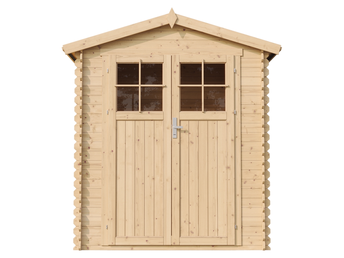 Galpão De Madeira Com Chão Impregnado 1,98 M² H218 X 196 X 136 Cm Timbela M367fm367g