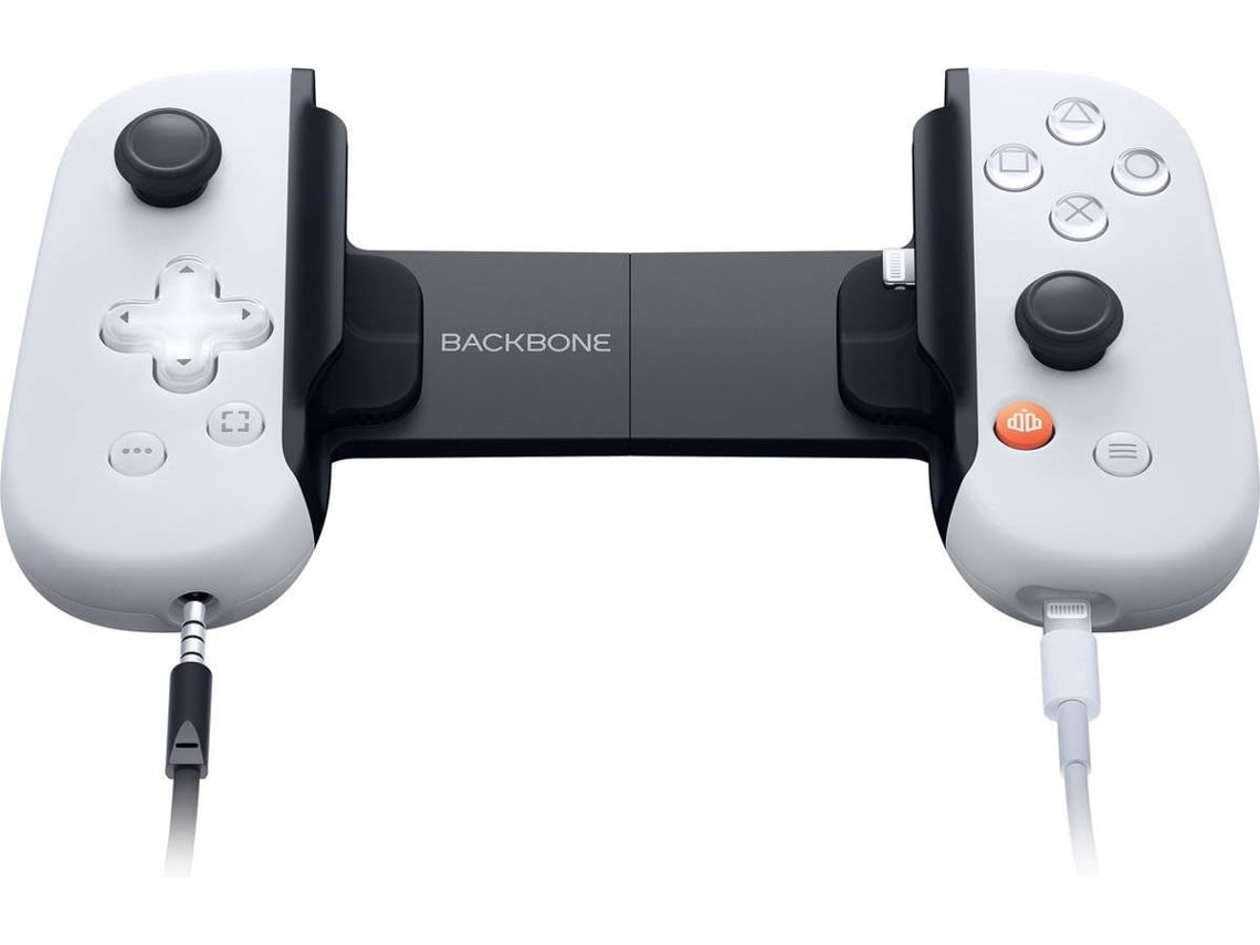 Comando BACKBONE One for PlayStation - Segunda Geração - Compatível com iPhone (Branco)