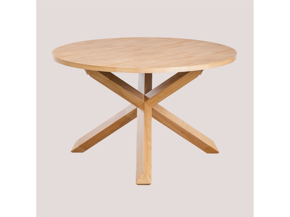 Mesa de Refeição SKLUM (73 cm  - Madeira - Castanho)