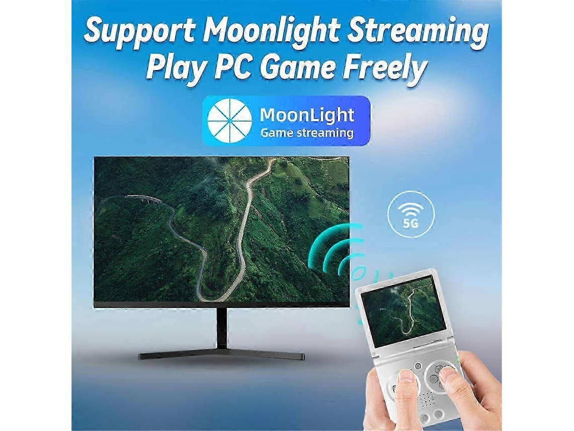 Console De Jogo Portátil Para Ampown Rg35xxsp Retro Psp Game Console Folding Flip Cover Wireless Game Console,b Nostalgia88