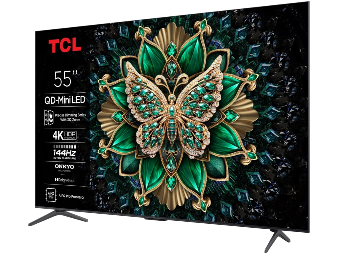 TV TCL 55C6K (MiniLed - 55'' - 140 cm - 4K Ultra HD - Smart TV)
