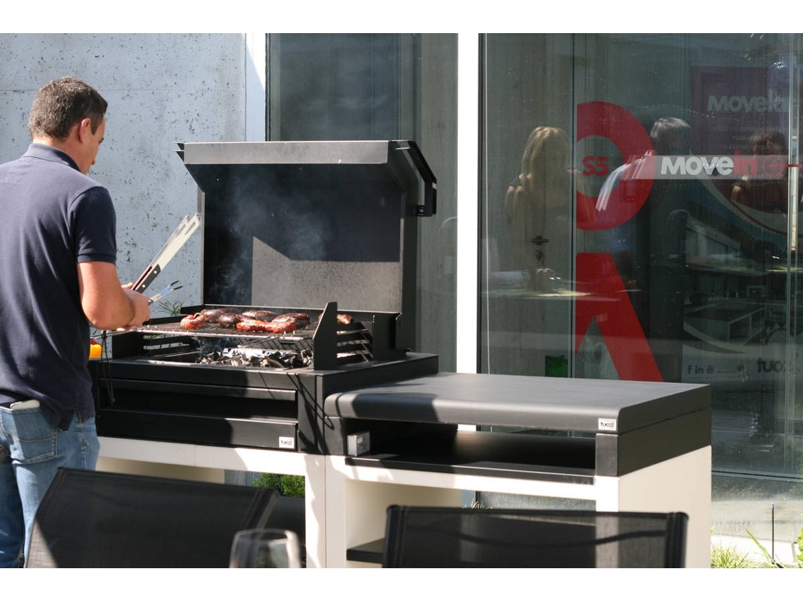 Churrasqueira TUOZI Conjunto de + Modulo com Pia e Torneira Kitaway (168x63x101cm)