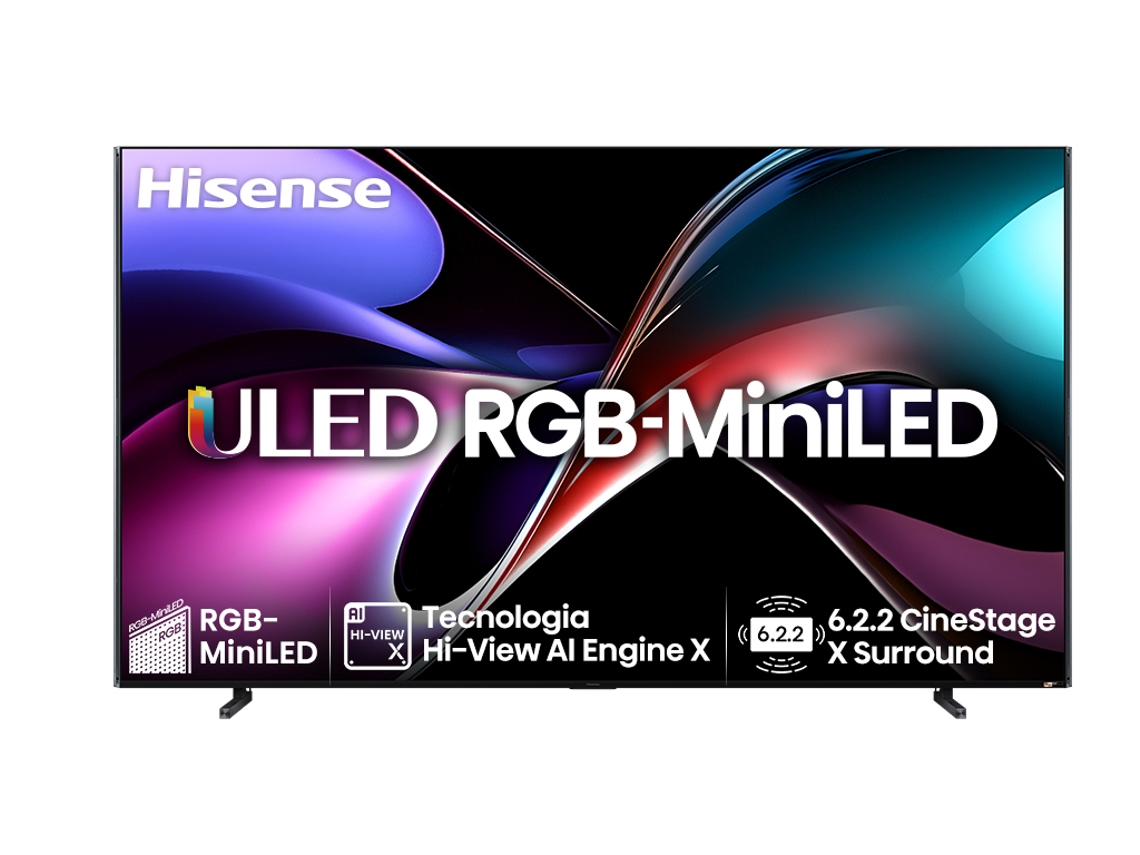 TV HISENSE 116UXQ (RGB-Mini LED  - 116'' - 293 cm - Ultra HD - Smart TV AI)