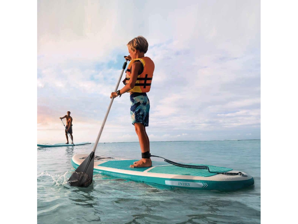 Prancha Inflável De Iniciação Com Mochila, Remo e Bomba INTEX