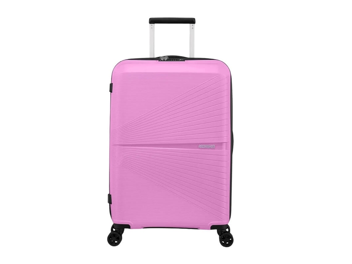 At Mala De Viagem Média / Trolley 67cm 4r Airconic Rosa American Tourister