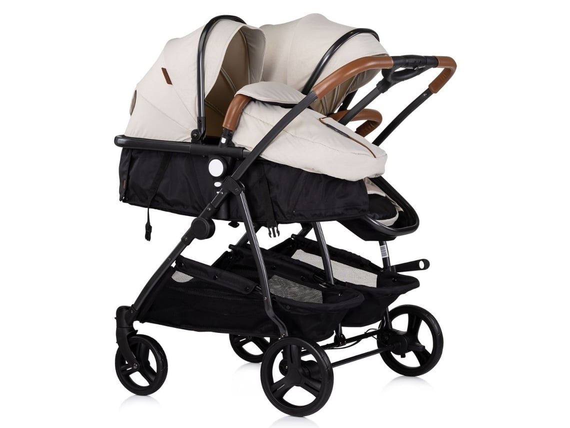 Carrinho De Bebê Duplo Chipolino Biscotta Duo Smart