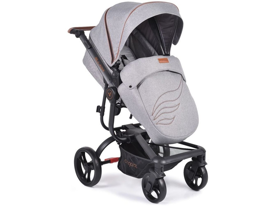 Carrinho Trio Ellada Até 22 kg Grey CANGAROO