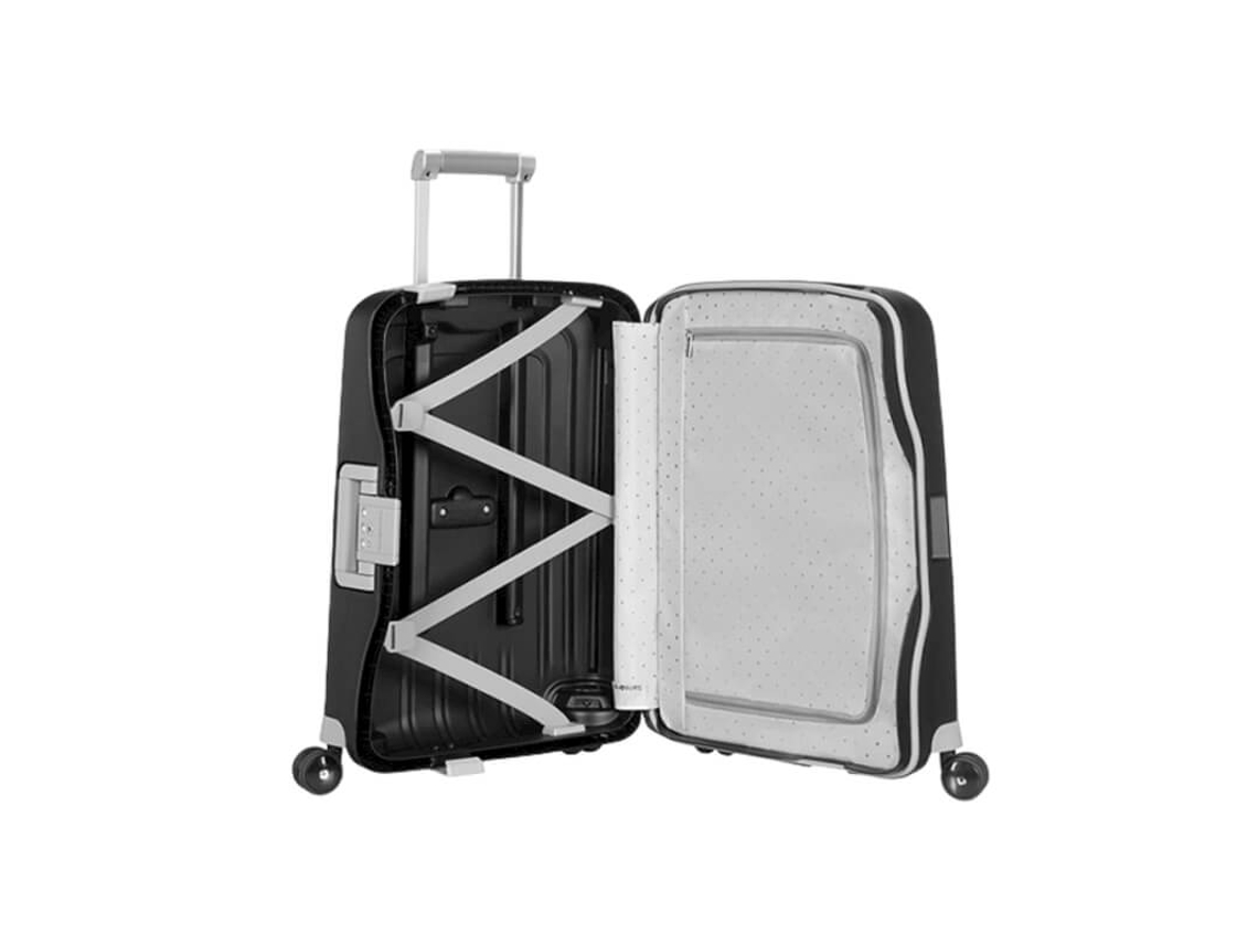 Mala De Cabine / Trolley 55cm 4r Macer Preta Samsonite