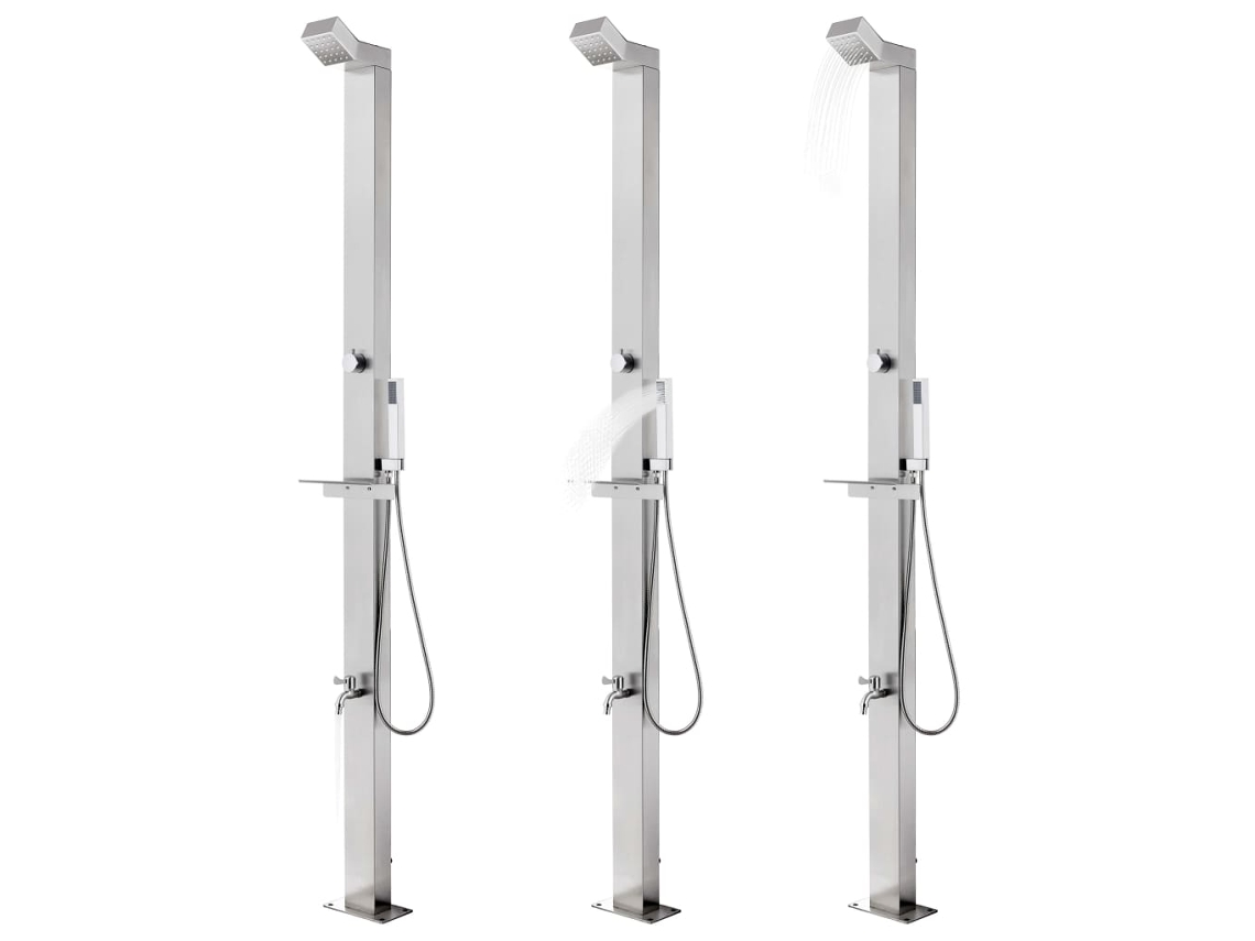 Chuveiro De Jardim (220 Cm Aço Inoxidável)