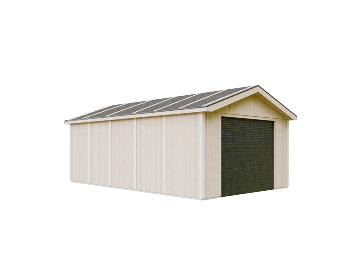 Garagem De Qualidade Premium 21 M² C378 X L648 Cm Timbela M992b