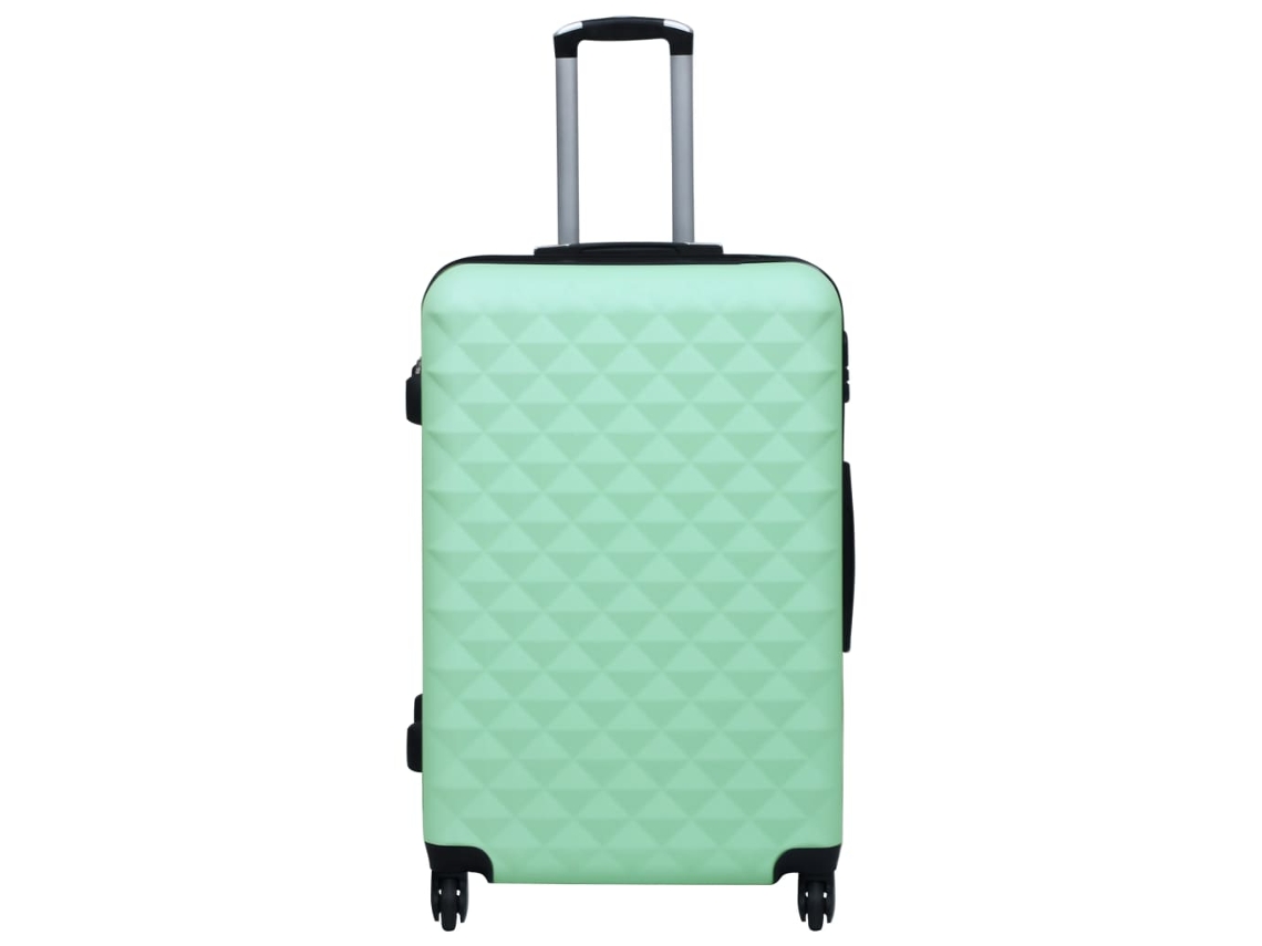 Conjunto de 3 Malas de Viagem VIDAXL ABS Verde (55x36x22cm)