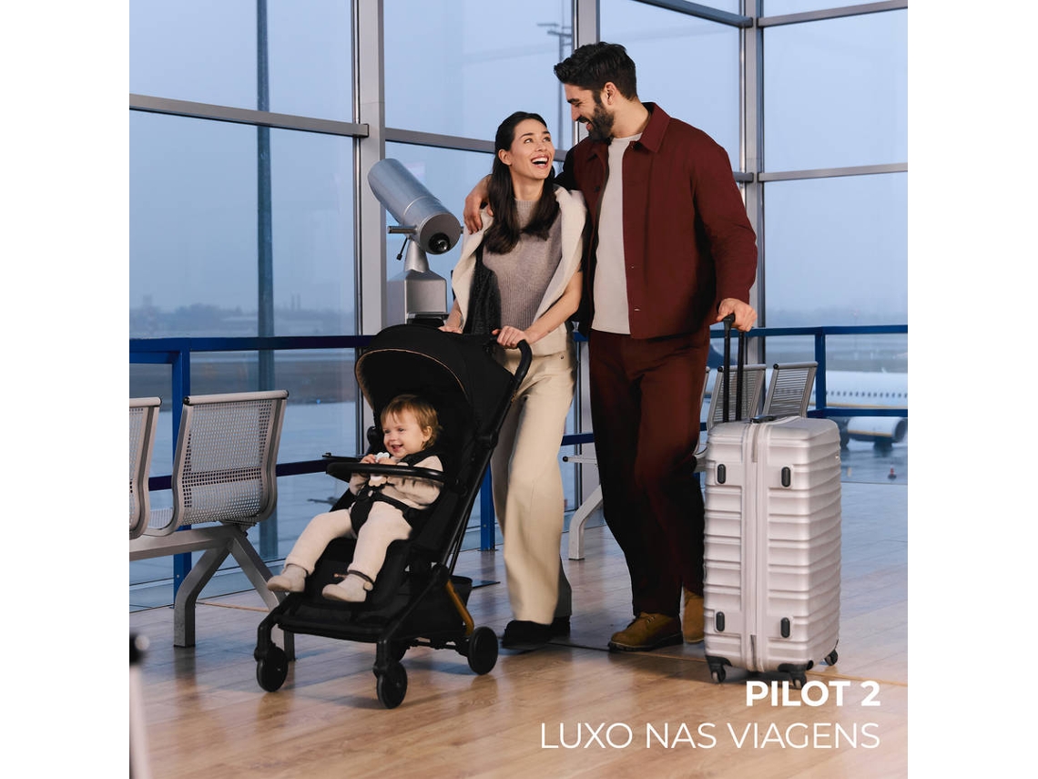 Carrinho de Bebé KINDERKRAFT Pilot 2 (Platinum Gray)