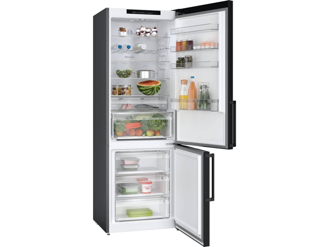 Frigorífico Combinado BOSCH KGN49OXBT (No Frost - 203 cm - 440 L - BlackInox)