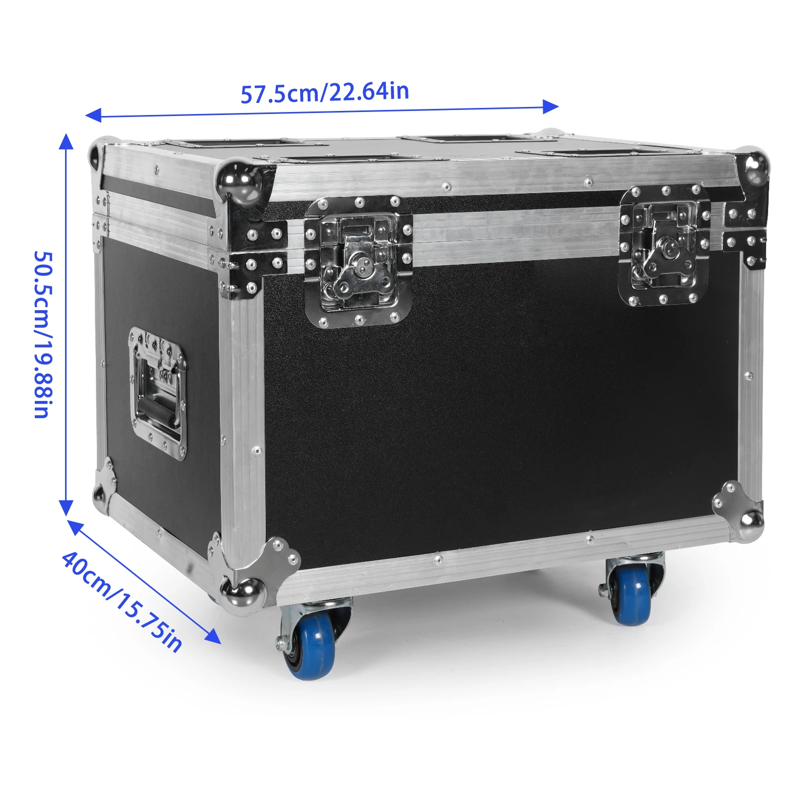 Flightcase, Construção Durável Em Couro, Rodas Embutidas,1pc Flightcase,eu Plug Oem