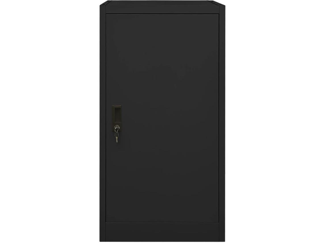 Armário de Exterior VIDAXL Para Selas Preto Aço (53x53x105 cm )