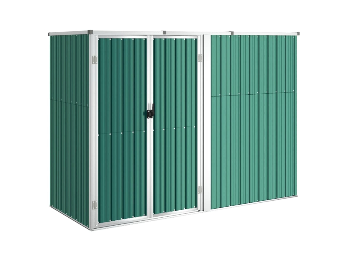 Abrigo MAISON EXCLUSIVE para Ferramentas 225x89x161 cm Aço Galvanizado Verde