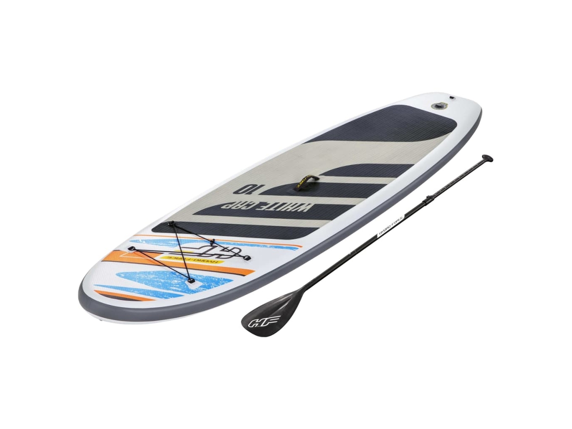 Bestway Conj. SUP insuflável Hydro-Force White Cap 305x84x12 cm