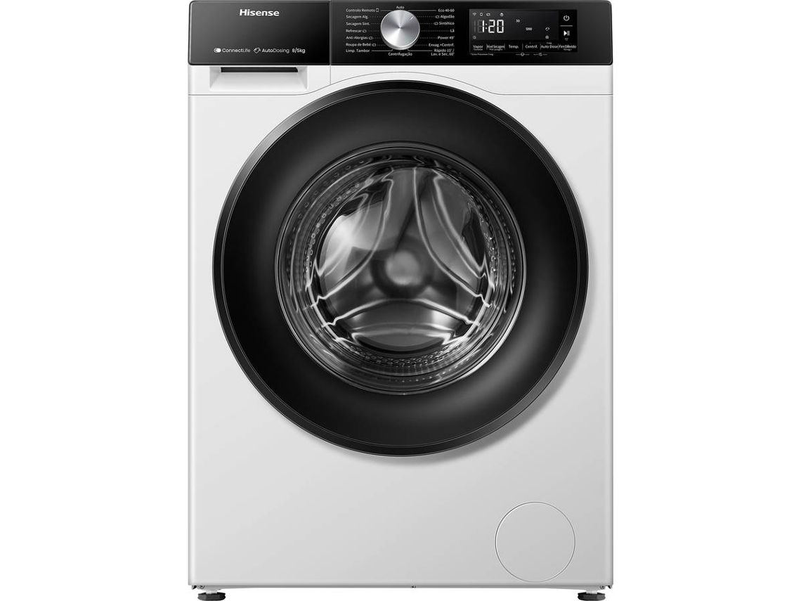 Máquina de Lavar e Secar Roupa HISENSE Serie 3S WD3S8045BW3 A -30%  (8/5 kg - 1400 rpm - Branco)