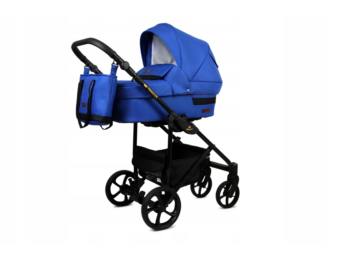 Carrinho De Bebé Multifuncional Babylux Trailux 4 Em 1 -sapphire - Ajustável E Dobrável Construção Leve Em Alumínio - Acessórios