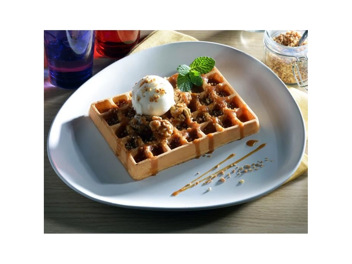 Placa Waffle TEFAL Xa7238 Compatibilidade Gc706 Go706 Gc71 Gc73 Gr71 Go71 Alumínio Preto