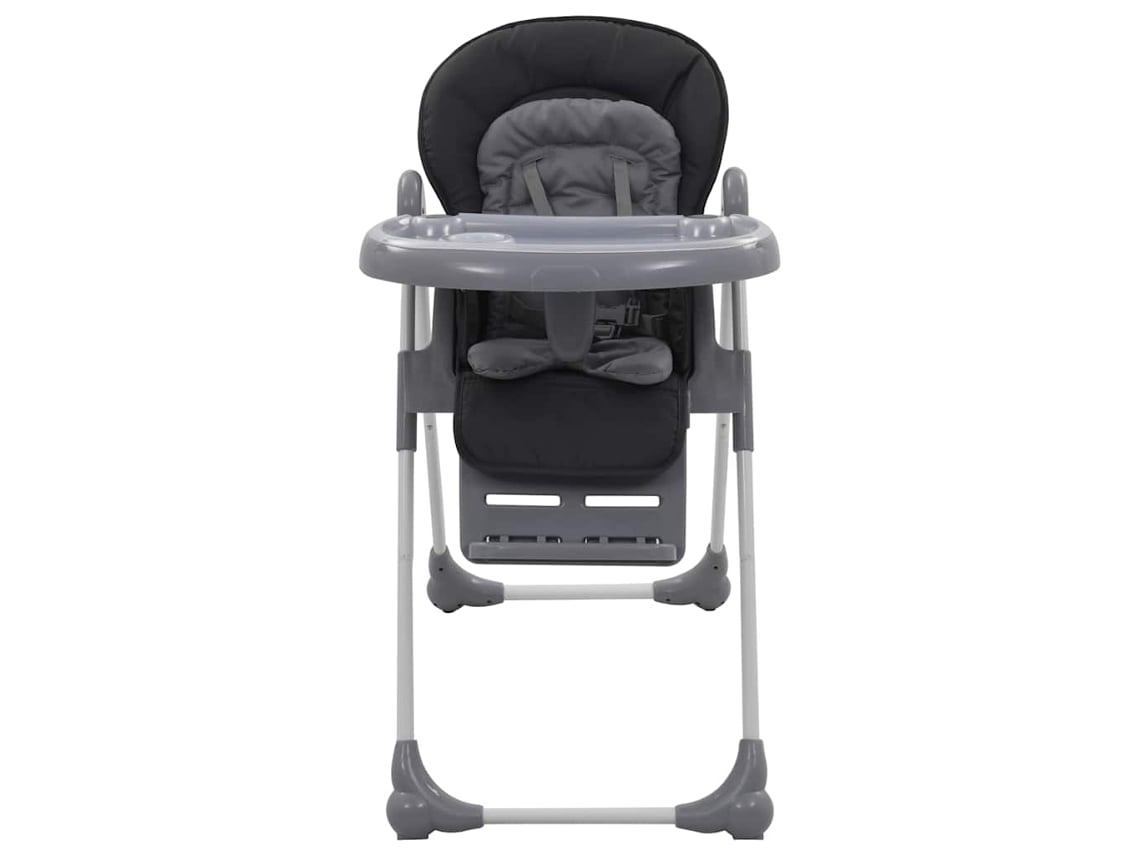 Cadeira de refeição para bebé cinzento