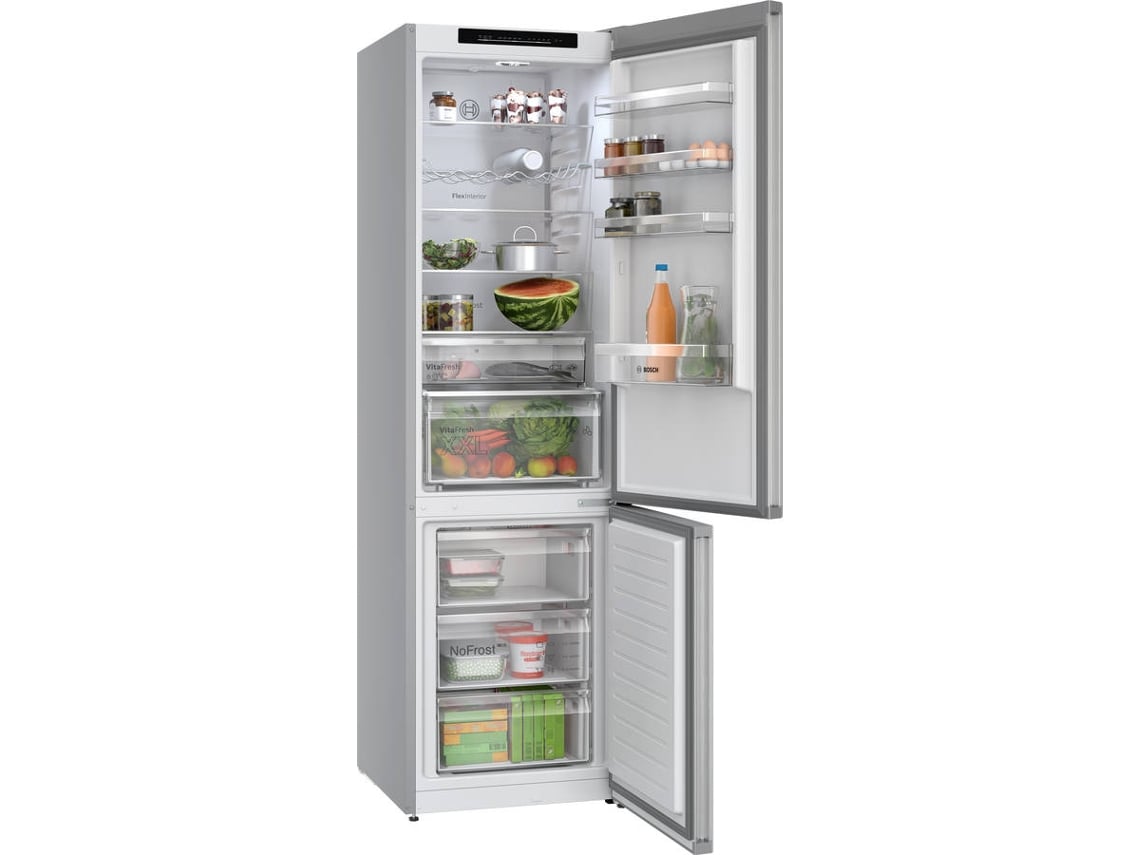 Frigorífico Combinado BOSCH KGN392LAF (No Frost - 203 cm - 363 L - Inox)