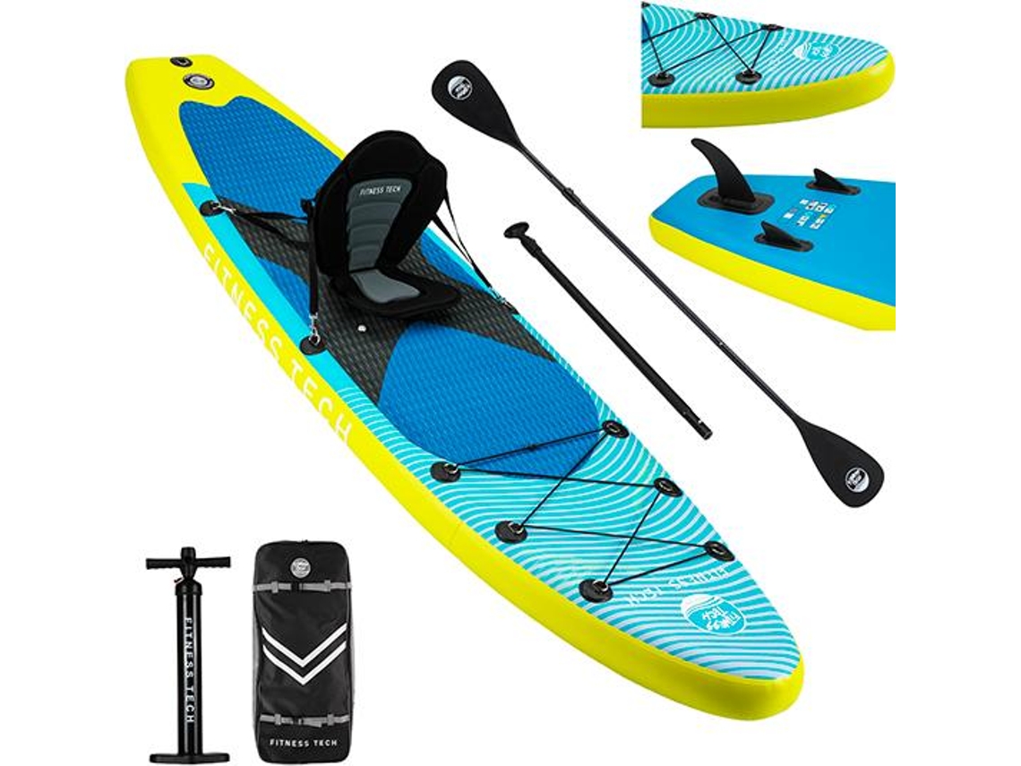 Conjunto de Stand Up Paddle  FITNESS TECH Mallorca (320x81x15cm)