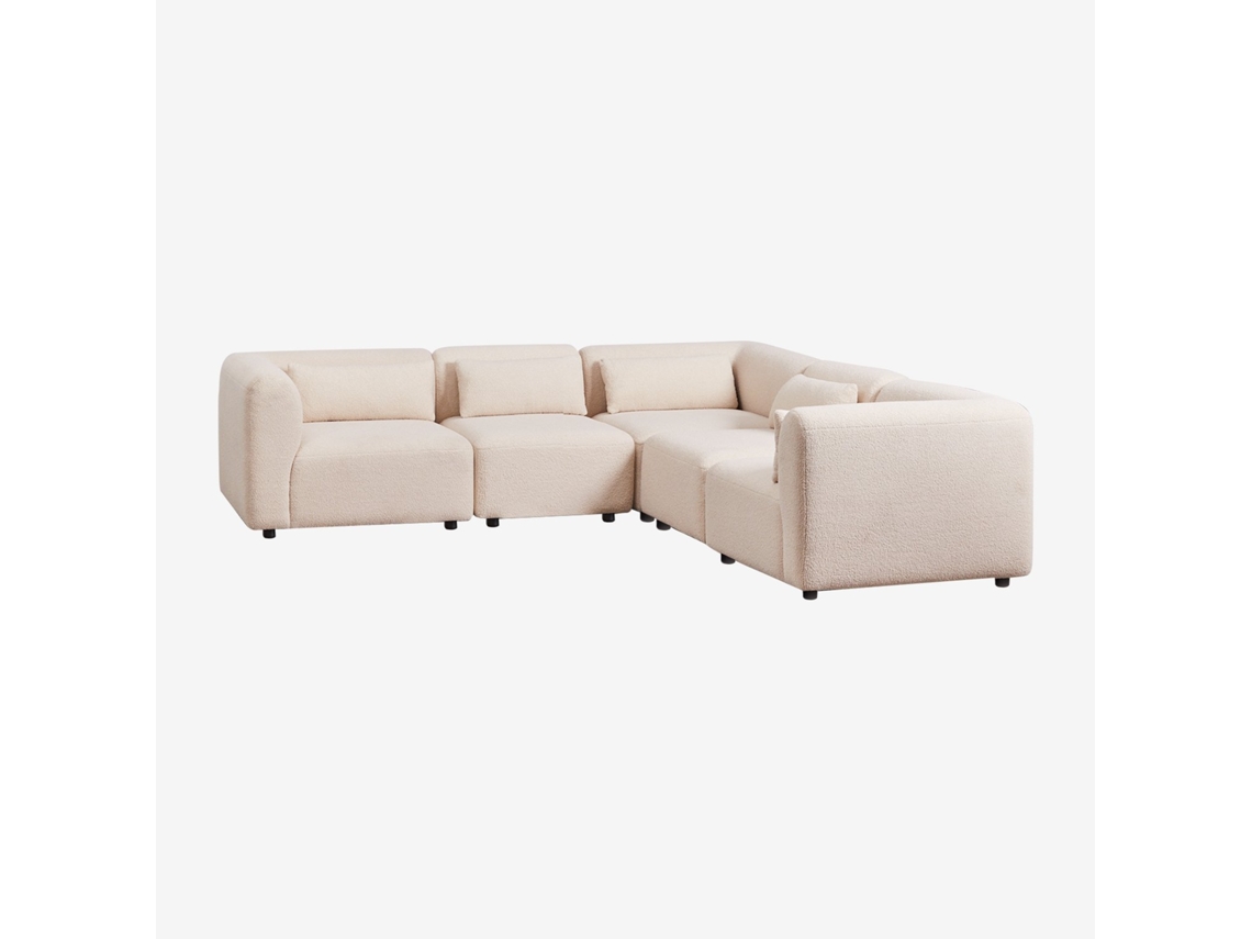 Sofá Modular De Canto Fogler De 5 Peças Poliéster Sklum