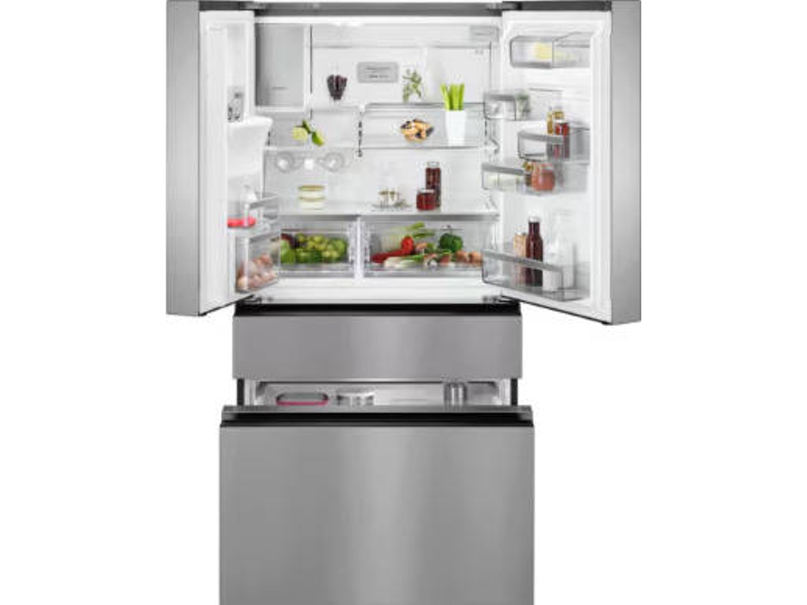 Frigorífico Combinado AEG RMB954E9VX (No Frost - 174.6 cm - 541 L - Cinzento)