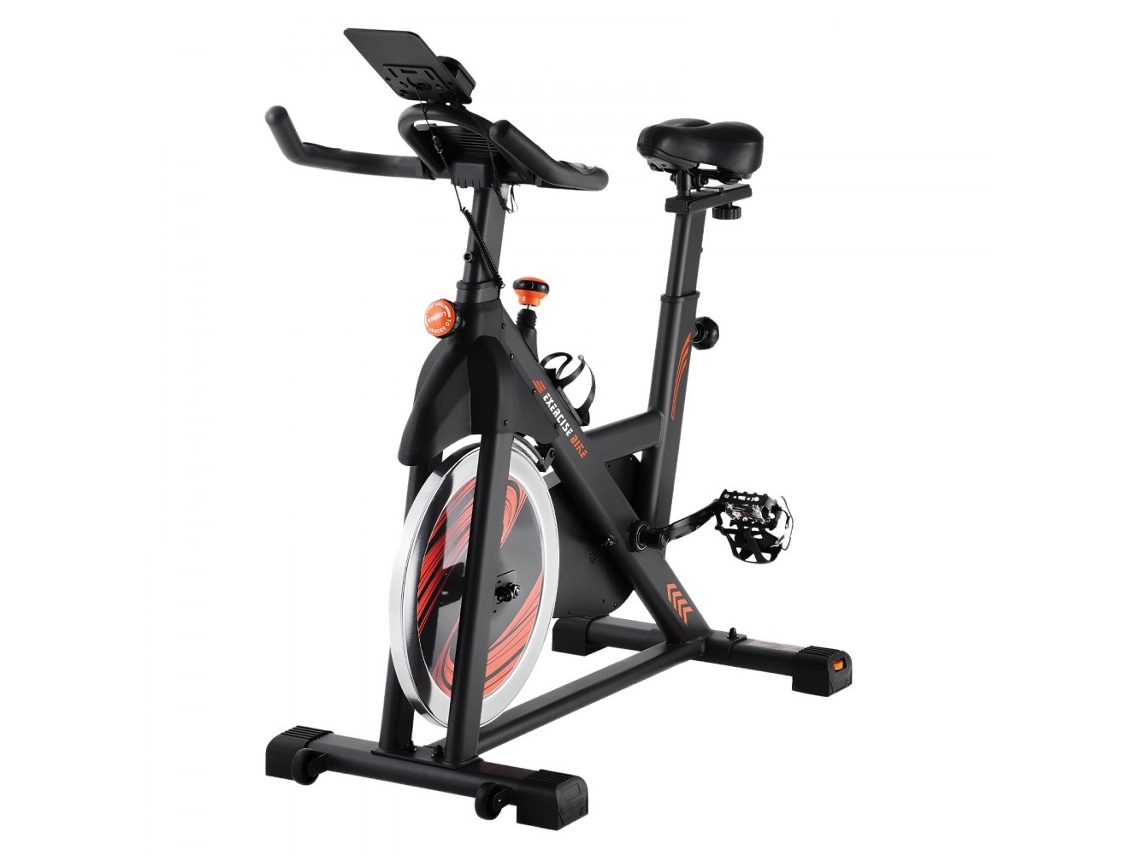 Bicicleta De Fitness Estacionária Com Resistência Magnética, Ecrã Lcd E Ajuste De Intensidade Tekmaquinas