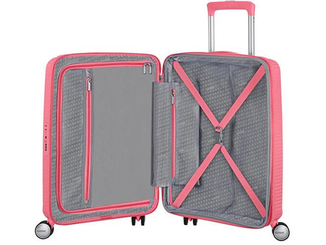 Mala de Cabine Expansível AMERICAN TOURISTER Soundbox Coral (55x40x20/23cm - 35,5/41L)
