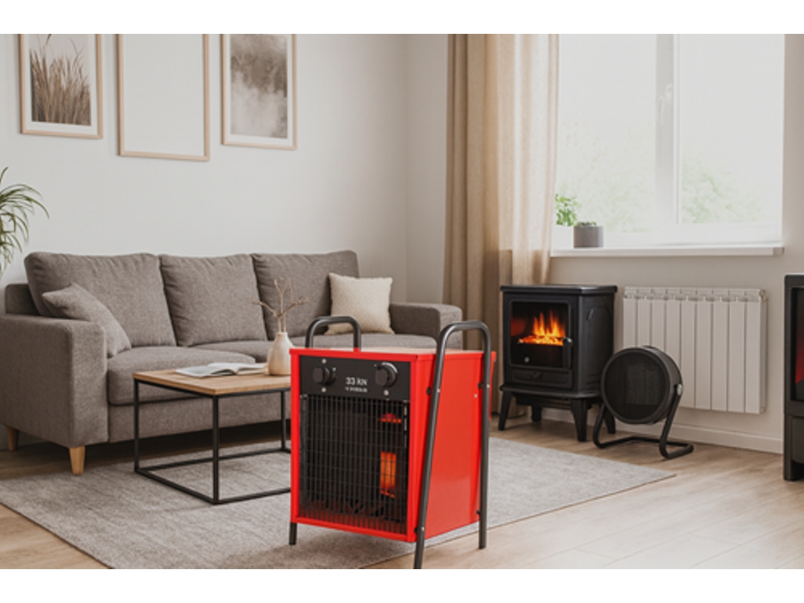 Aerotermo / Calefactor De Aire Caliente Mercalor Mc50 / Mt13965 5.000 W, Portátil | Oferta Exclusiva Mercatools