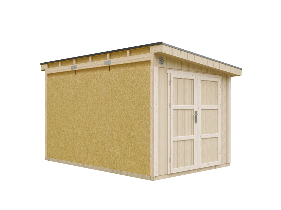 Casa De Jardim Qualidade Premium 8,68 M² A231x248x412 Cm Com Piso E Parede Lateral Timbela M939