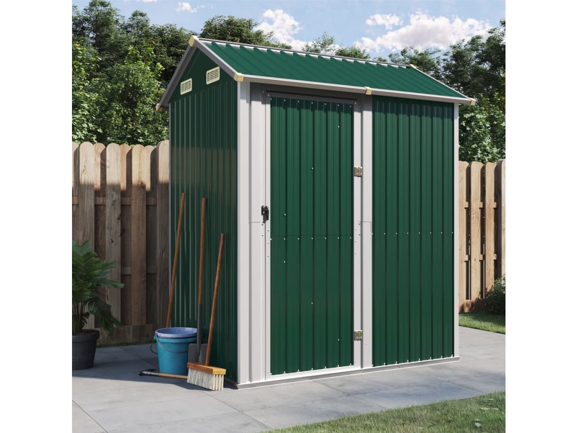 Abrigo VIDAXL Vida xl Aço Galvanizado Verde