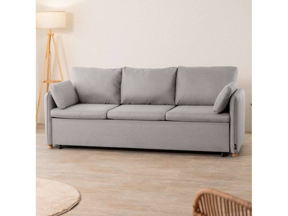 Sofá Cama Gris NALUI Nest 3 3 Plazas (211x86x88cm)