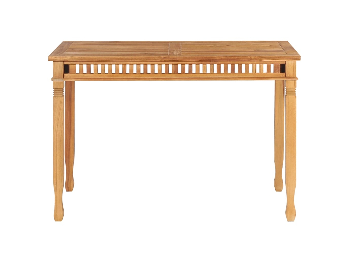 Mesa de jantar VIDAXL Marrom Teca (110x65x80 cm)