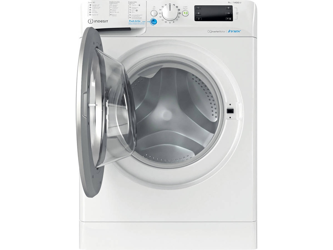 Máquina de Lavar Roupa INDESIT BWE 91496X WS SPT N (9 kg - 1400 rpm - Branco)