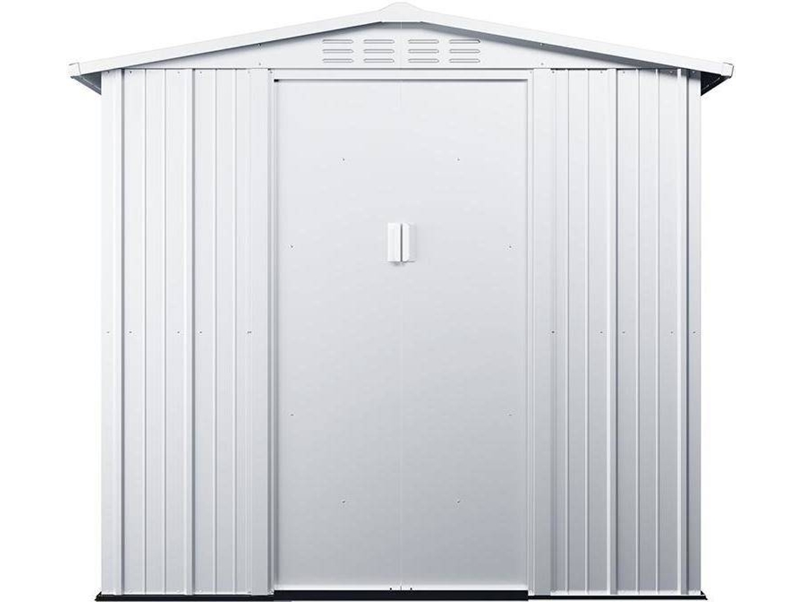 Abrigo de Metal VENTE UNIQUE Linus (Cinzento Claro e Cinzento - - 207x180x187 cm)