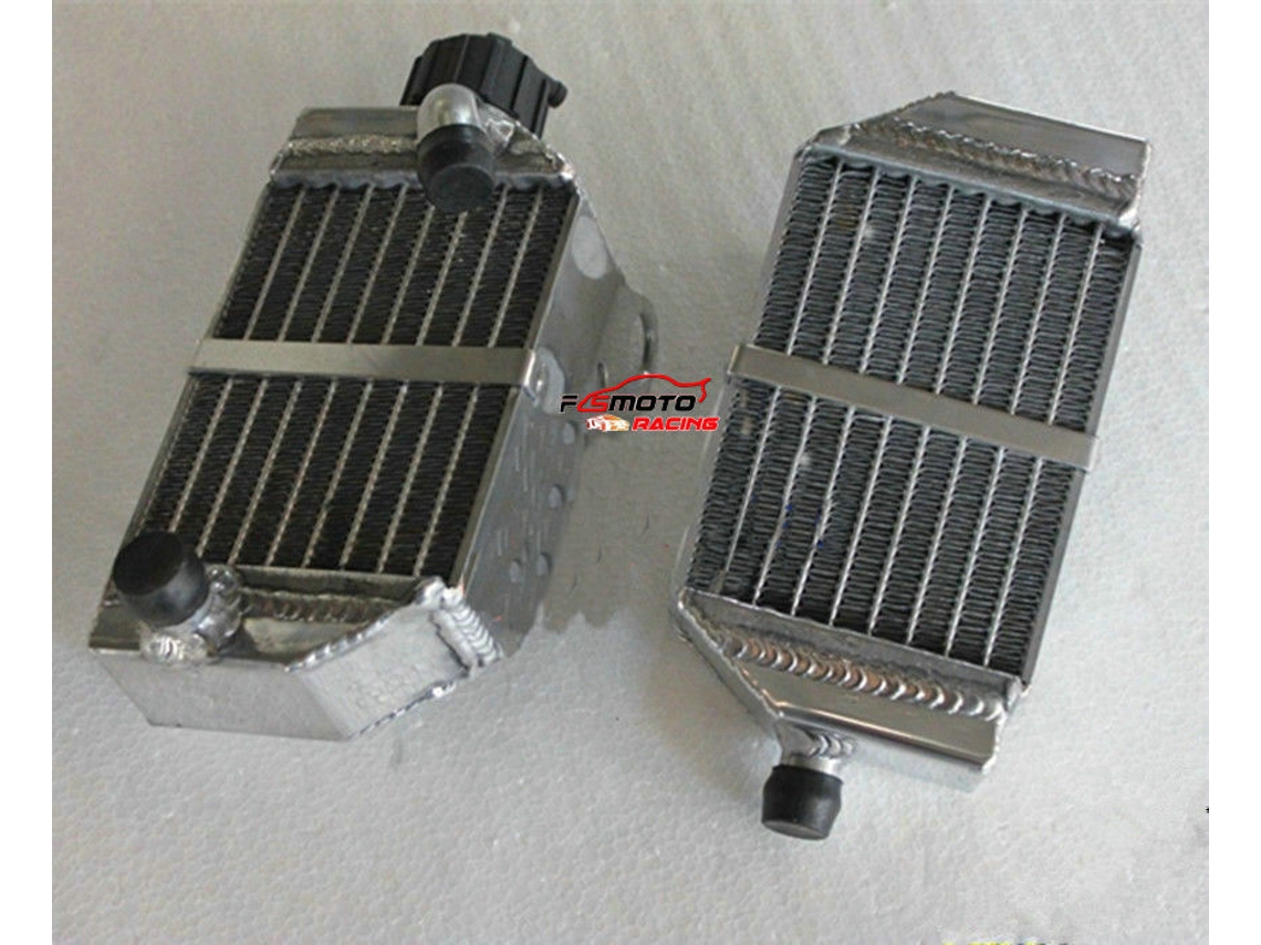 Radiador De Alumãnio Ktm 50 Sx/sxs Mini 49cc/50cc 2 Tempos, Instalaã§ã£o Fã¡cil Oem