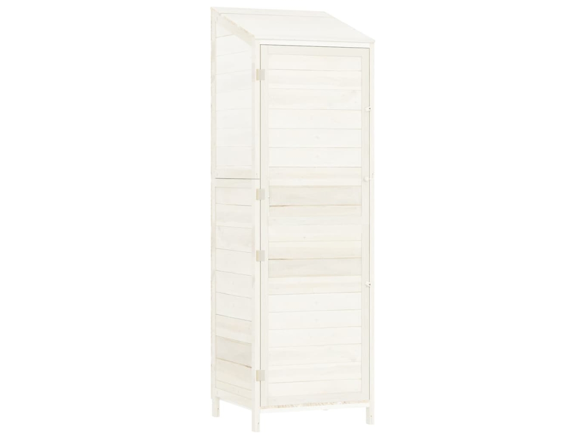 Abrigo de Madeira MAISON EXCLUSIVE 55x52x174,5 cm de Abeto Maciça Branco