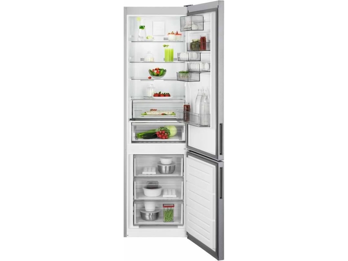 Frigorífico Combinado AEG RCB636E4MX (No Frost - 201 cm - 367 L - Inox)