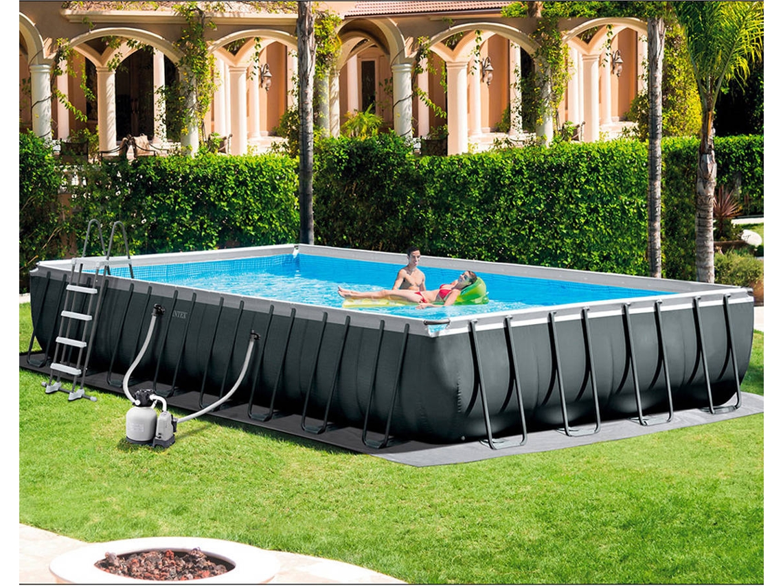 Piscina Tubular INTEX Pack Deluxe + Bomba y Clorador (975x488x132cm - 54.368L)