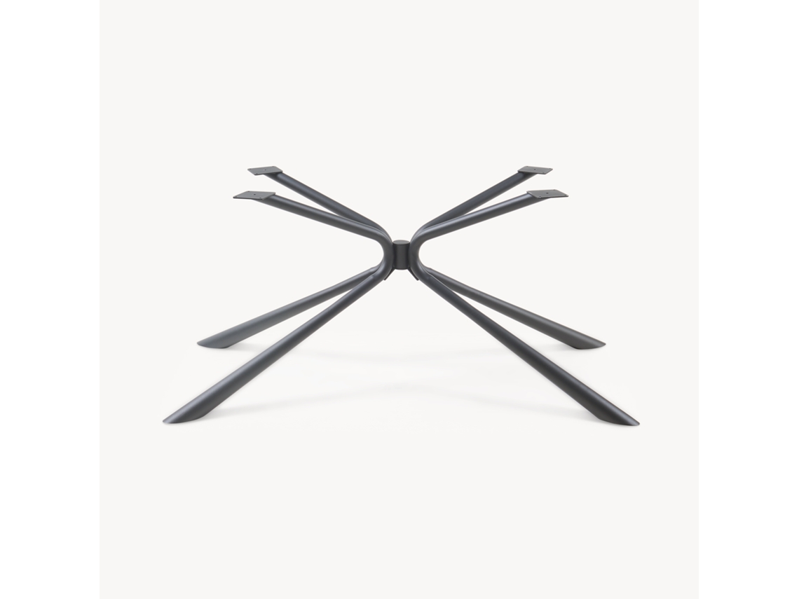 Estrutura De Mesa Havosanlurg Em Aço 160x70x72 Cm Preto En.casa