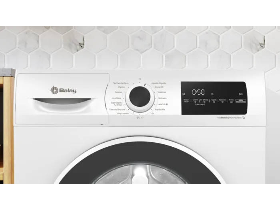 Máquina de Lavar Roupa BALAY 3TS385B (8 kg - 1400 RPM - Branco)