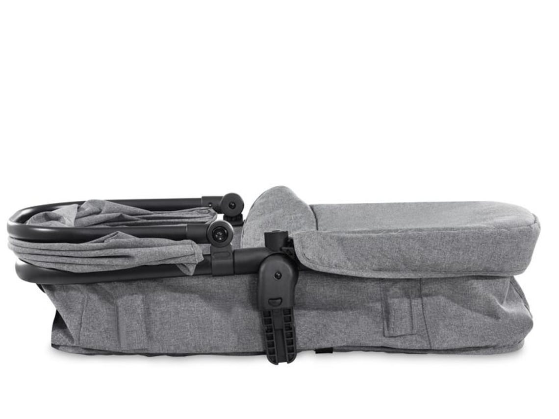 Carrinho Duplo Tandem Atlantic Twin Cinza Melange Da HAUCK